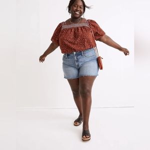 Madewell Curvy Perfect Denim Shorts